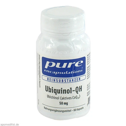 PURE ENCAPSULATIONS Ubiquinol ЧИСТЫЕ ИНКАПСУЛЯЦИИ УБИХИНОЛ-QH 50 мг