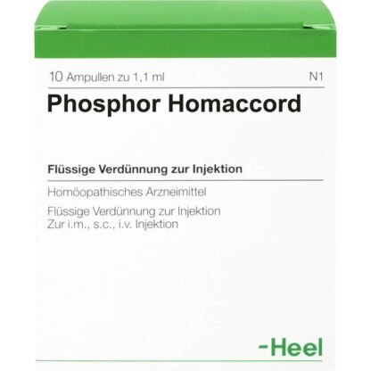 PHOSPHOR HOMACCORD Ампулы с фосфором Homaccord, 10 шт.