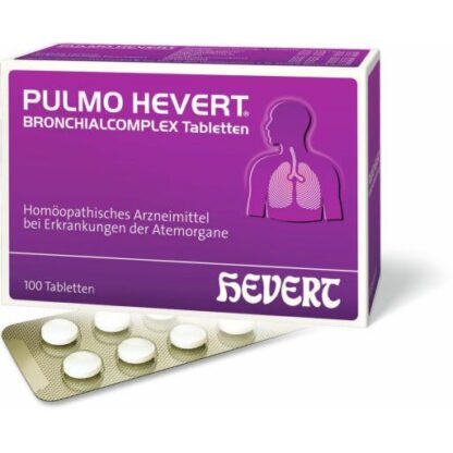 PULMO HEVERT BRONCHIALCOMPLEX   БРОНХИАЛЬНЫЙ КОМПЛЕКС В ТАБЛЕТКАХ 100 шт.