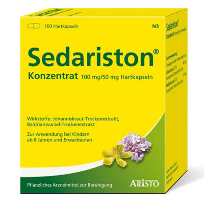 SEDARISTON KONZENTRAT HARTKAPSELN* 100 ST СЕДАРИСТОН КОНЦЕНТРАТ ТВЕРДЫЕ КАПСУЛЫ* 100 ШТУК