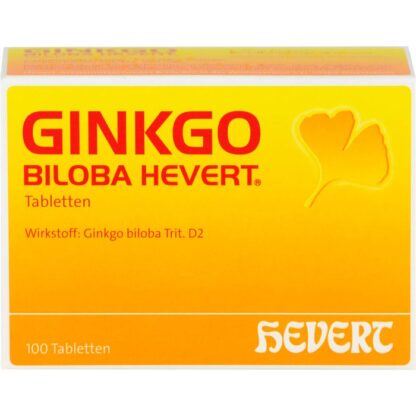 GINKGO BILOBA HEVERT TABLETTEN ГИНКГО БИЛОБА ХЕВЕРТ ТАБЛЕТКИ* 100 шт — изображение 2