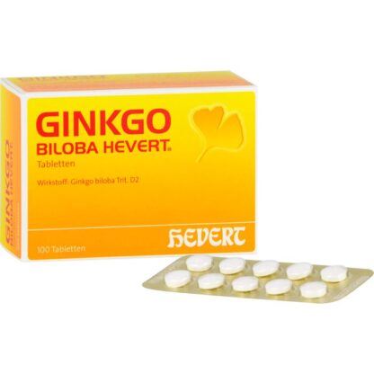 GINKGO BILOBA HEVERT TABLETTEN ГИНКГО БИЛОБА ХЕВЕРТ ТАБЛЕТКИ* 100 шт