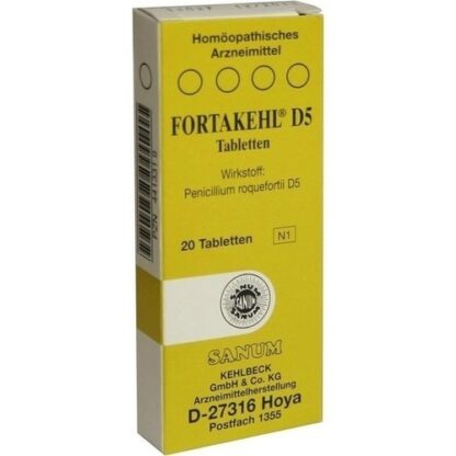 FORTAKEHL D 5 TABLETTEN Фортакель гомеопатические таблетки,20 шт