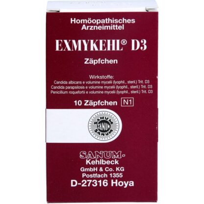 EXMYKEHL D 3 ZÄPFCHEN Эксмикель Д3 суппозитории гомеопатические,10 шт — изображение 2