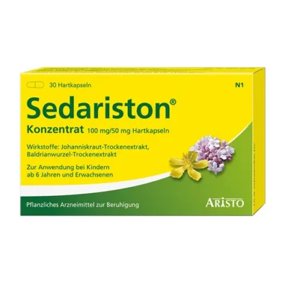 SEDARISTON KONZENTRAT HARTKAPSELN* 30 ST СЕДАРИСТОН КОНЦЕНТРАТ ТВЕРДЫЕ КАПСУЛЫ* 30 ШТ.