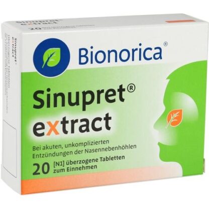 SINUPRET EXTRACT ÜBERZOGENE TABLETTEN Синупрет таблетки от простуды,20 шт