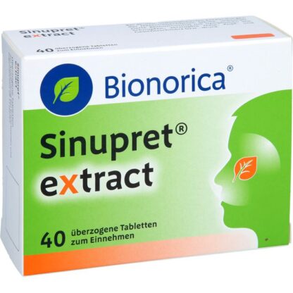 SINUPRET EXTRACT ÜBERZOGENE TABLETTEN Синупрет экстра таблетки от простуды,40 шт