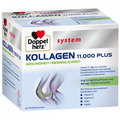 Doppelherz Collagen 11000 Plus System Доппельгерц коллаген ампулы, 30 шт по 25 мл