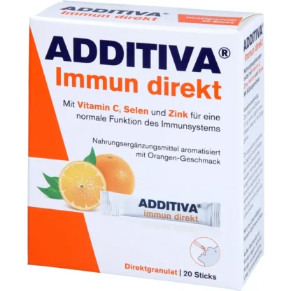 ADDITIVA IMMUN DIREKT STICKS АДДИТИВА ИММУН СТИКИ ДЛЯ ПРОФИЛАКТИКИ ПРОСТУДЫ,20 ШТ