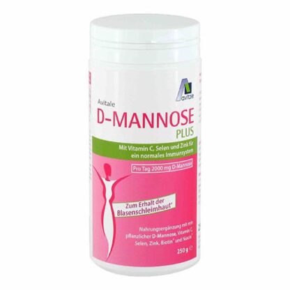 D-MANNOSE PLUS 2000 мг порошок с витаминами и минералами. 250 г