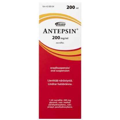 ANTEPSIN(АНАЛОГ ВЕНТЕР,СУКРАЛЬФАТ)АНТЕПСИН 200 МГ/МЛ ОРАЛЬНЫЙ РАСТВОР 200 МЛ