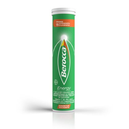 BEROCCA ENERGY ORANGE PORETABL Берокка энергетические шипучие витамины,60 шт — изображение 3