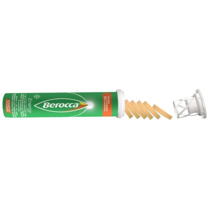 BEROCCA ENERGY ORANGE PORETABL Берокка энергетические шипучие витамины,60 шт — изображение 2