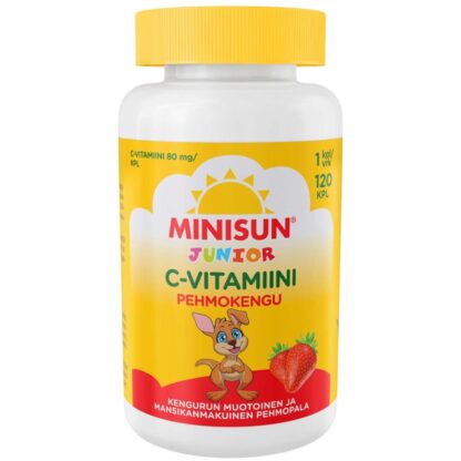 MINISUN VITAMIN C SOFT SHOE Минисан витамин С жевательный со вкусом клубники