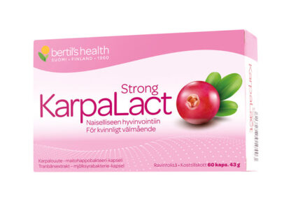 Bertil's Health KarpaLact Strong - Karpalouute Бертилс Карпалакт капсулы от цистита ,60 шт