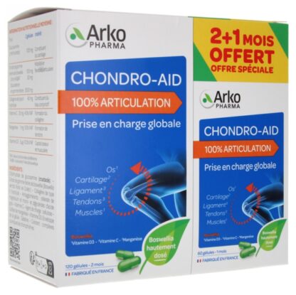 Arkopharma Chondro-Aid 100% Аркофарма комплекс Хондро-эйд для здоровья суставов,180 капс