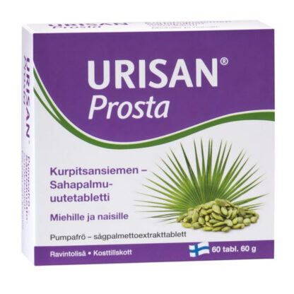 Urisan Prosta - Kurpitsansiemen- sahapalmu- uutetabletti Урисан проста  экстракт семян тыквы и пальметто,60 таб