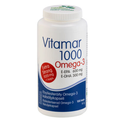 Vitamar 1000 Omega-3 kalaöljy Витамар рыбий жир ,100 капсул