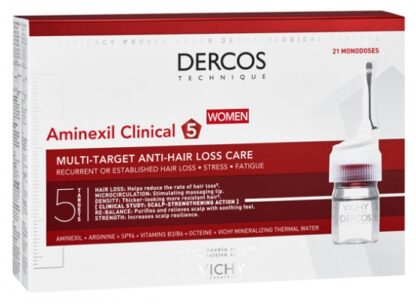 Vichy Dercos Aminexil Clinical 5 ампулы для волос, 21  доза