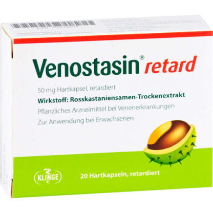 VENOSTASIN retard 50mg Hartkapsel retardiert B,20 Stk. ВЕНОСТАЗИН ретард 50 мг Харткапсел ретард Б,20 шт.