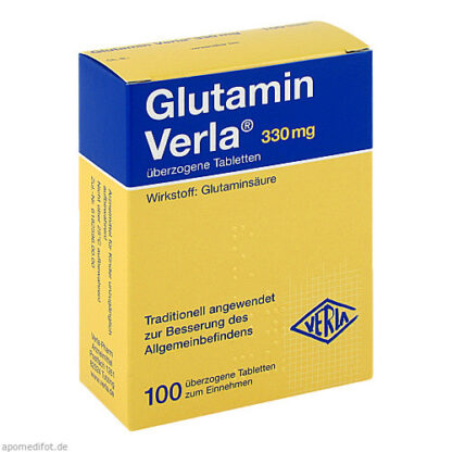 GLUTAMIN VERLA,100 Stk. ГЛЮТАМИН ПОСМОТРЕТЬ,100 штук.