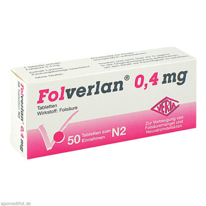 Folverlan 0.4mg,50 Stk. Фолверлан 0,4мг,50 шт.