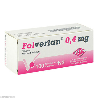 Folverlan 0.4mg,100 Stk. Фолверлан 0,4мг,100 штук.