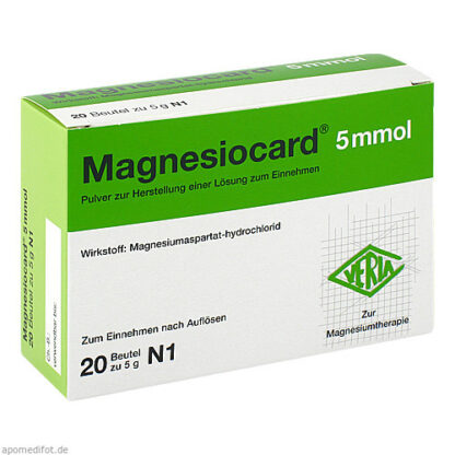 Magnesiocard 5mmol,20 Stk. Магнезиокард 5 ммоль,20 шт.