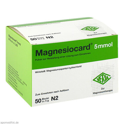 Magnesiocard 5mmol,50 Stk. Магнезиокард 5 ммоль,50 шт.