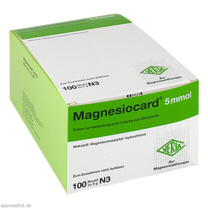 Magnesiocard 5mmol,100 Stk. Магнезиокард 5 ммоль,100 штук.