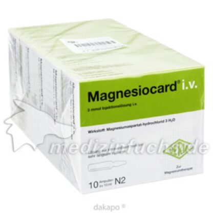 MAGNESIOCARD IV,50x10 ml МАГНЕЗИОКАРД IV,50х10 мл