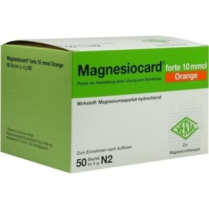 Magnesiocard forte 10 mmol Orange,50 Stk. Магнезиокард форте 10 ммоль Апельсин,50 шт.