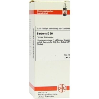 BERBERIS D 30 Dilution,50 ml БЕРБЕРИС Д 30 Разбавление,50 мл