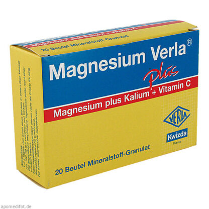 Magnesium Verla Plus Btl. Granulat,20 Stk. Магний Верла Плюс Btl. Гранулы,20 шт.