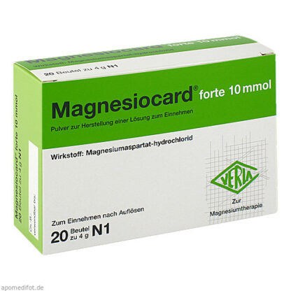 Magnesiocard forte 10 mmol,20 Stk. Магнезиокард форте 10 ммоль,20 шт.