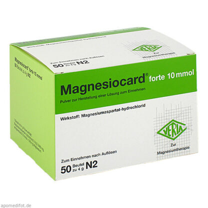 Magnesiocard forte 10 mmol,50 Stk. Магнезиокард форте 10 ммоль,50 шт.