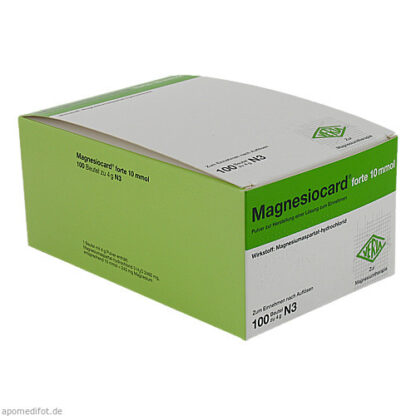 Magnesiocard forte 10 mmol,100 Stk. Магнезиокард форте 10 ммоль,100 штук.