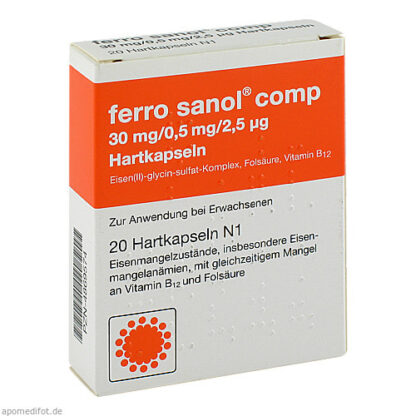 FERRO SANOL COMP,20 Stk. ФЕРРО САНОЛ КОМП,20 шт.