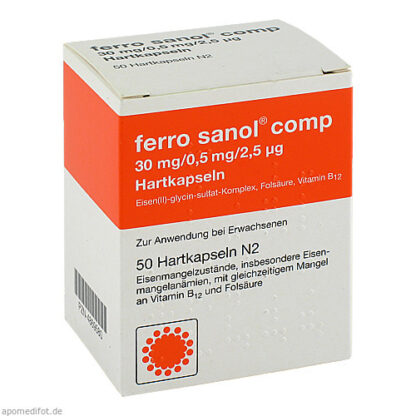 FERRO SANOL COMP,50 Stk. ФЕРРО САНОЛ КОМП,50 шт.