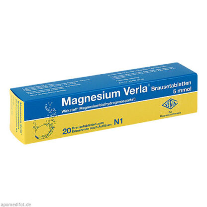 MAGNESIUM VERLA Brausetabletten,20 Stk. МАГНИЙ ВЕРЛА Браузетаблетки,20 шт.