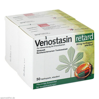 Venostasin retard 50mg,100 Stk. Веностазин ретард 50мг,100 штук.