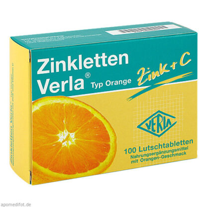 Zinkletten Verla Orange,100 Stk. Цинклеттен Верла Оранжевый,100 штук.