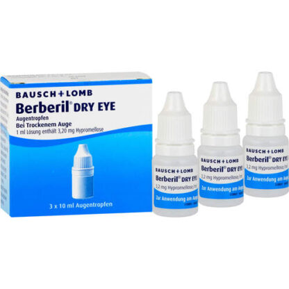 Berberil Dry Eye Augentropfen,3x10 ml Берберил капли для глаз при сухости глаз.,3x10 мл