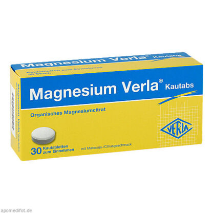 MAGNESIUM VERLA Kautabs,30 Stk. МАГНИЙ ВЕРЛА Каутабс,30 шт.