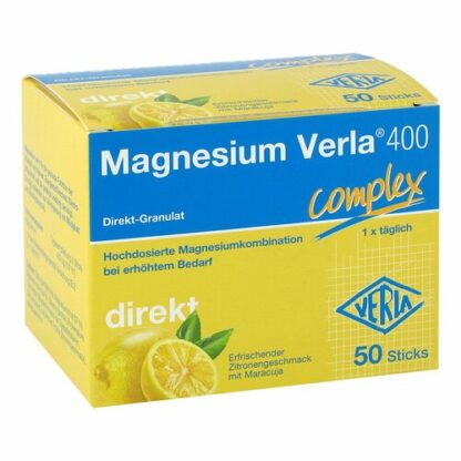 Magnesium Verla 400 Zitrone Direkt-Granulat,50 Stk. Магний Верла 400 Цитрон Директ-Гранулат,50 шт.