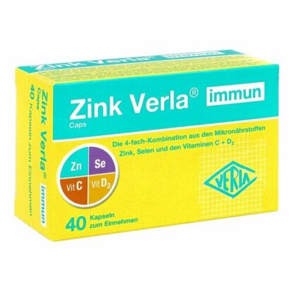 Zink Verla immun Caps,40 Stk. Цинк Верла иммун Капс,40 шт.