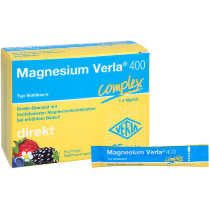 Magnesium Verla 400 Waldbeere Direkt-Granulat,25 Stk. Магний Верла 400 лесные ягоды прямые гранулы,25 шт.