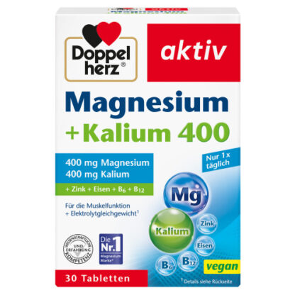 Doppelherz Magnesium+Kalium,30 Stk. Доппельгерц Магний+Калий,30 шт.