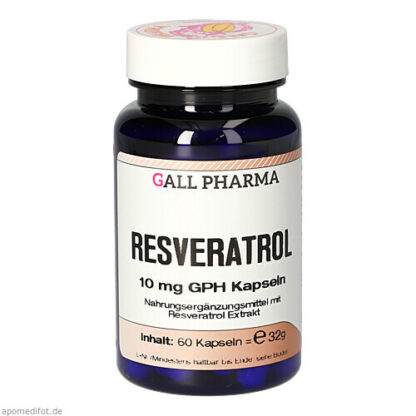 Resveratrol 10 mg GPH Kapseln,60 Stk. Ресвератрол 10 мг капсулы GPH,60 шт.