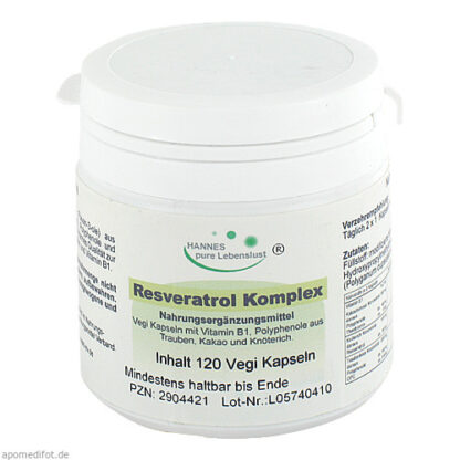 Resveratrol Komplex Vegi Kapseln,120 Stk. Ресвератрол комплекс растительные капсулы,120 шт.